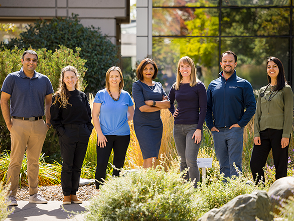 Internal Medicine Residency leadership posing together.