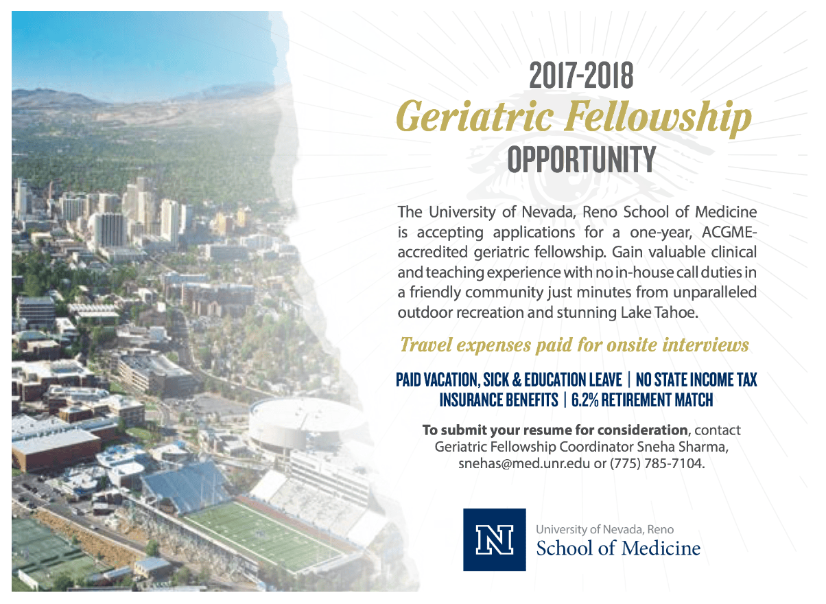 UNR Med print ad example 2
