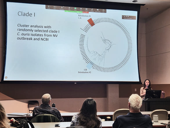 Lauryn Massic defends her dissertation