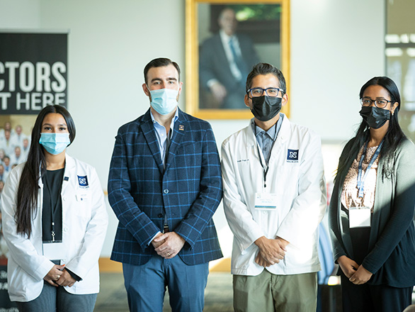 Students and faculty at the see it to be it event