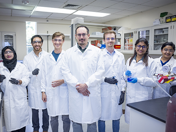 Members of the Gonzales Lab posing.