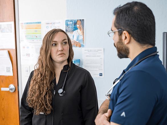 residents in clinical setting