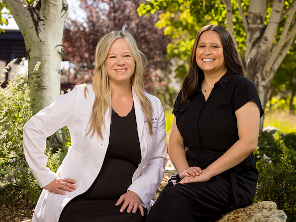 Dr. Marlow and Alyssa Ontiveros